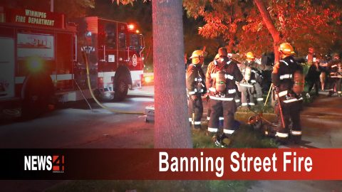 Banning Street fire Graphic