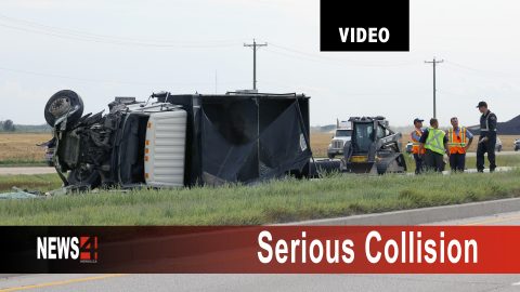 Serious collision graphic