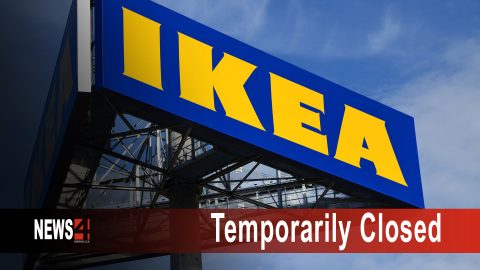 Ikea closed graphic