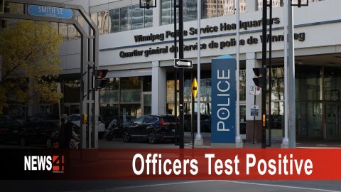 Officers Test Positive