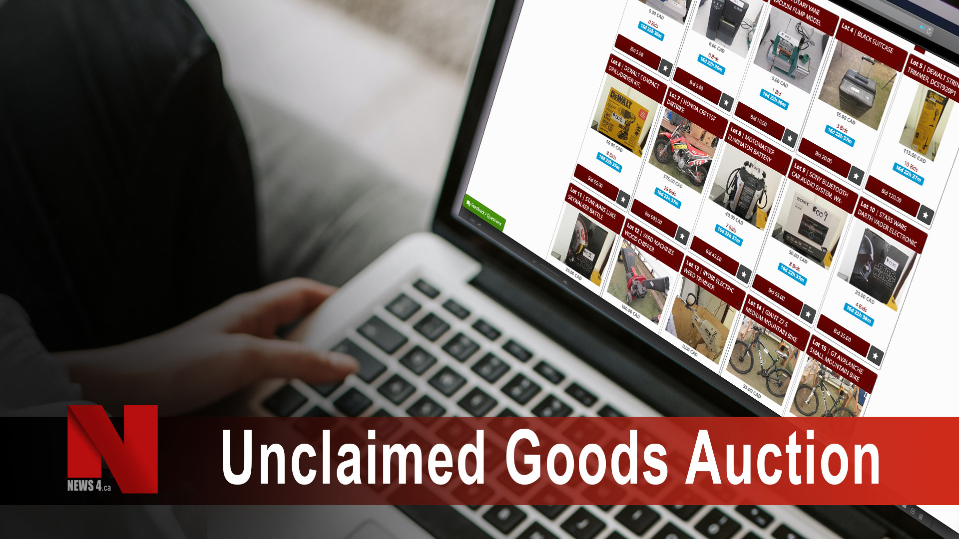 Unclaimed goods auction