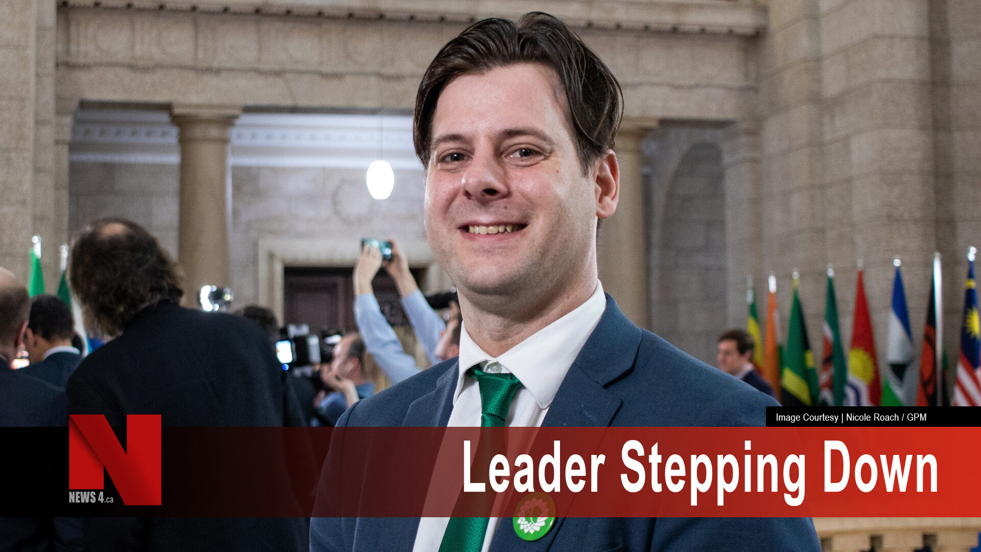 Green Party Leader Stepping down