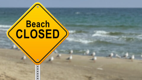 Beach Closed